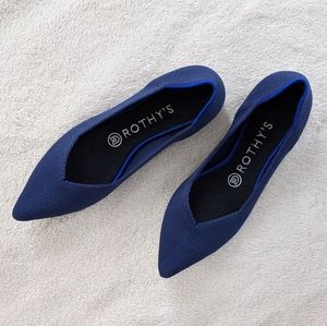 Rothy's The Point Royal Blue Flats